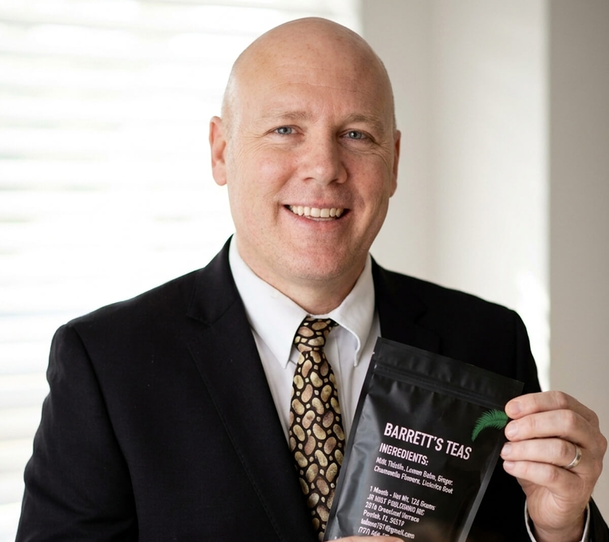Jay Holt, founder of Natural Teas
