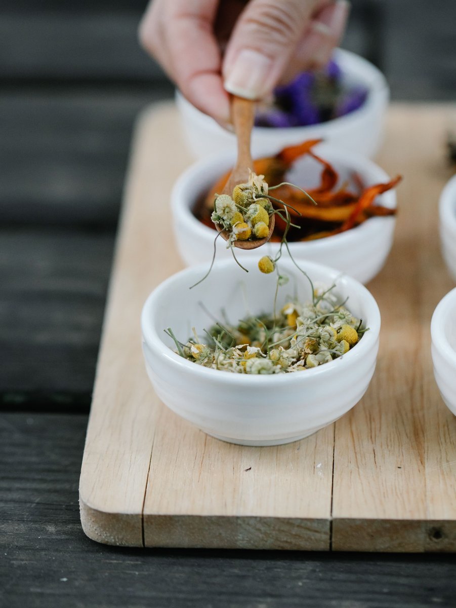 Chamomile flowers